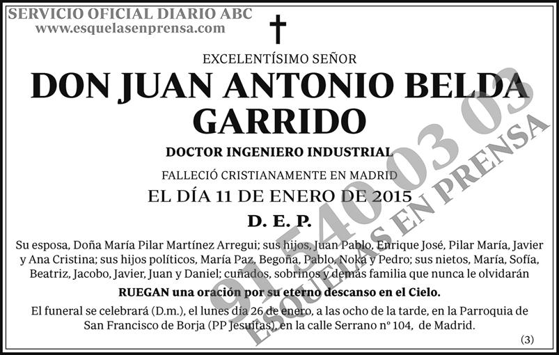 Juan Antonio Belda Garrido